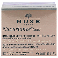 NUXE Nuxuriance Gold Kräftigender Balsam für die Nacht 50 Milliliter - Rückseite
