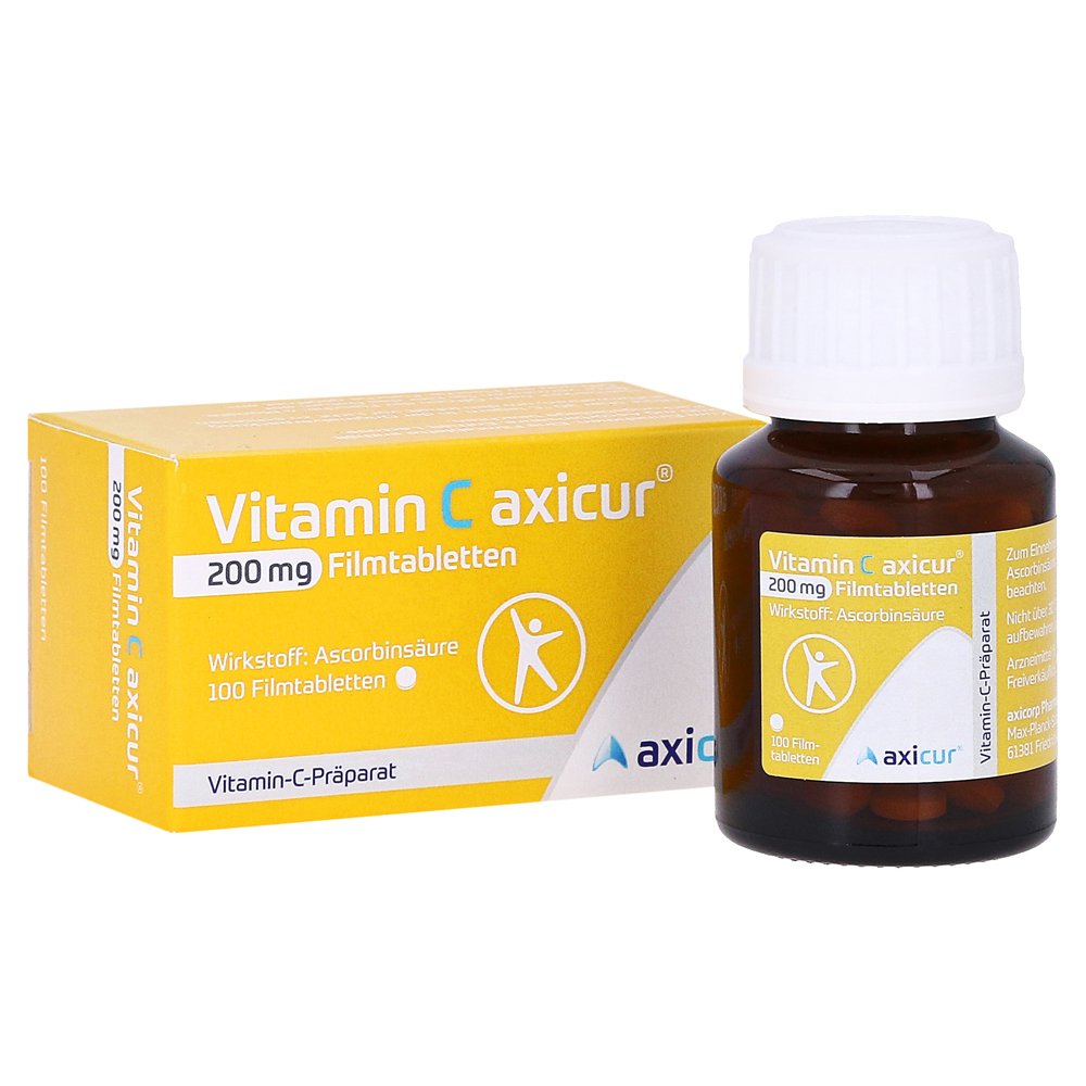 Vitamin C axicur 200mg Filmtabletten 100 Stück