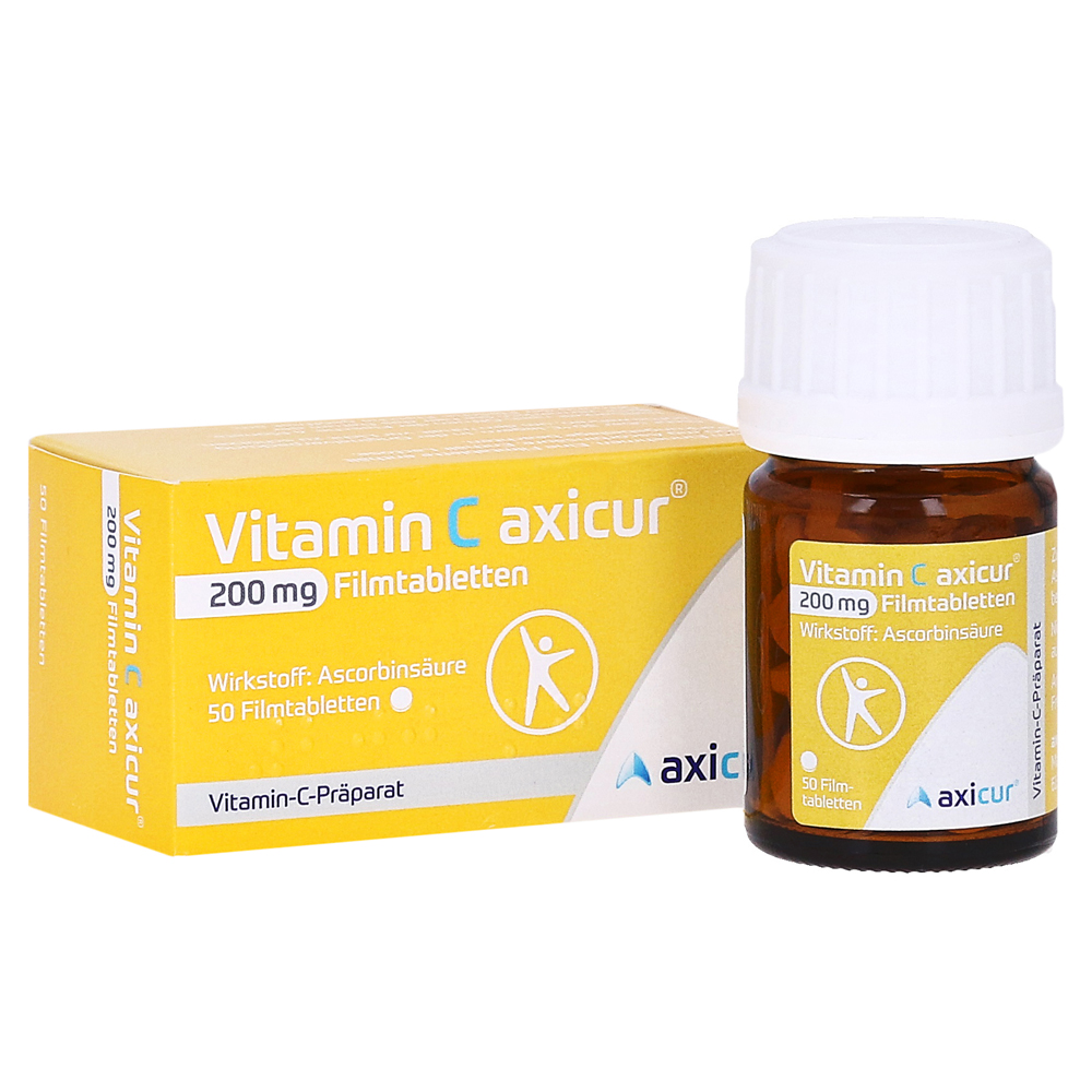 Vitamin C axicur 200mg Filmtabletten 50 Stück