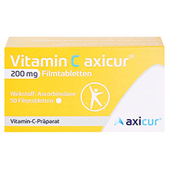 Vitamin C axicur 200mg 50 Stck - Vorderseite