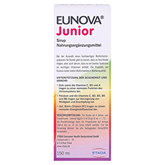EUNOVA Junior Sirup m.Orangengeschmack 150 Milliliter - Rckseite