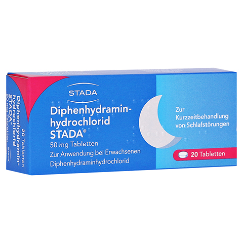 Diphenhydraminhydrochlorid STADA 50mg 20 Stck