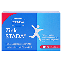 ZINK STADA 25 mg Tabletten 90 Stck - Vorderseite