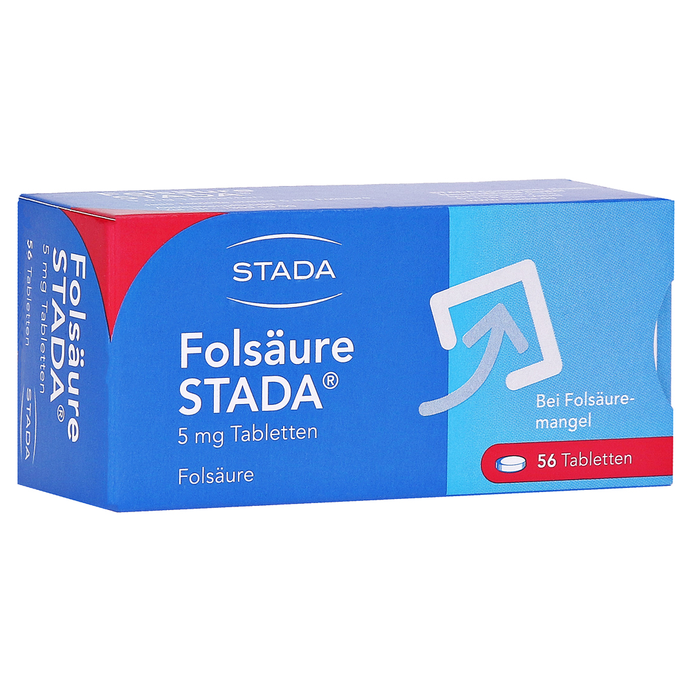 Folsäure STADA 5mg Tabletten 56 Stück