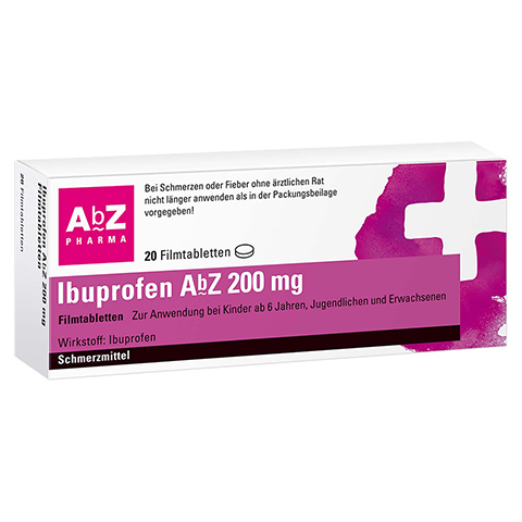 Ibuprofen AbZ 200mg 20 Stück