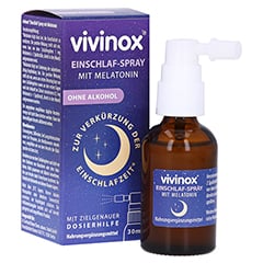 Vivinox Einschlaf-Spray mit Melatonin bei Einschlafstörungen