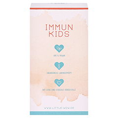 LITTLE Wow Immun Kids Immunsystem Kind.vegan Kaps. 90 Stück - Rückseite