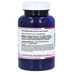 ASPARAGINSÄURE 500 mg GPH Kapseln 180 Stück - Rückseite