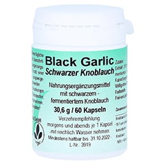 BLACK GARLIC schwarzer Knoblauch Kapseln 60 Stück
