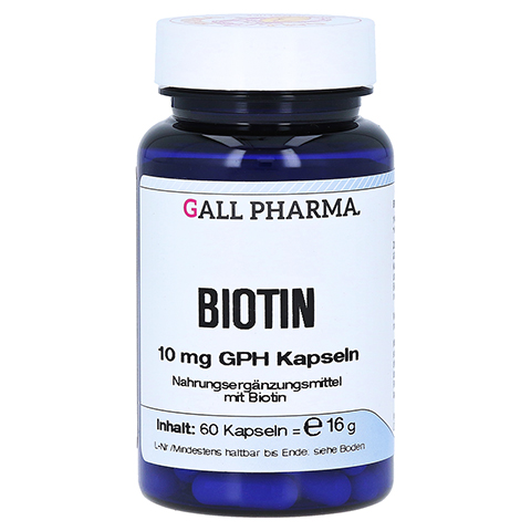 BIOTIN 10 mg GPH Kapseln 60 Stck