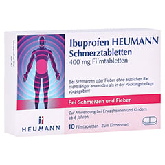 Ibuprofen Heumann Schmerztabletten 400mg 10 Stück N1