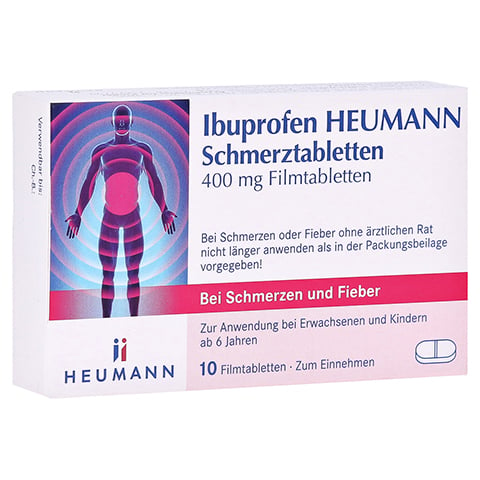 Ibuprofen Heumann Schmerztabletten 400mg 10 Stück N1