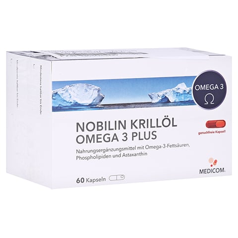 Nobilin Krillöl Omega-3 Plus Kapseln 2x60 Stück