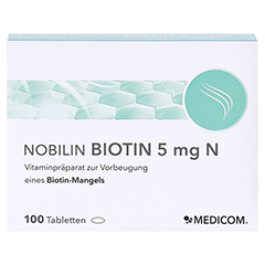 Nobilin Biotin 5mg N 100 Stck - Vorderseite