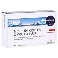 Nobilin Krillöl Omega-3 Plus Kapseln 60 Stück