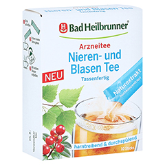 BAD HEILBRUNNER Nieren- und Blasen Tee tassenfert. 10x1.2 Gramm