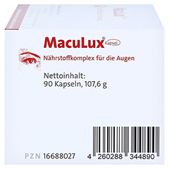 MACULUX Kapseln 90 Stck - Rechte Seite