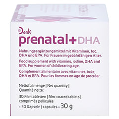 Prenatal + dha Denk 30 Filmtabletten + 30 Kapseln 2x30 Stück - Linke Seite