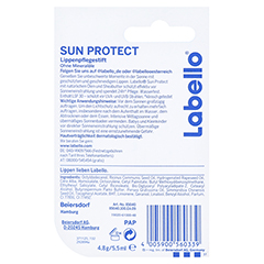 LABELLO sun protect LSF 30 Blister 4.8 Gramm - Rckseite