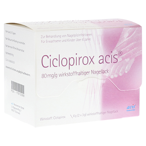 Ciclopirox acis 80mg/g 6 Gramm N2