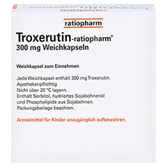 Troxerutin-ratiopharm 300mg 100 Stck - Unterseite