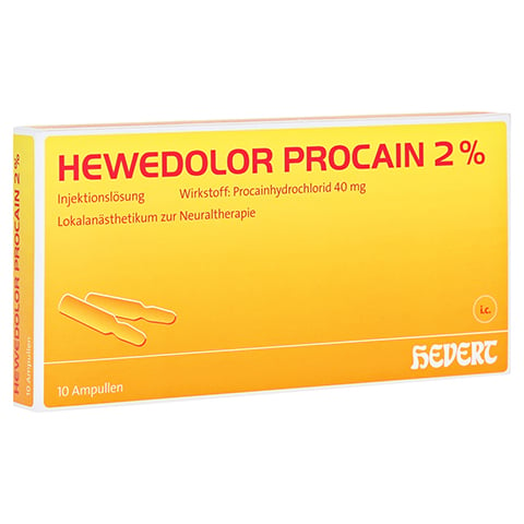 HEWEDOLOR Procain 2% Ampullen 10 Stück N1