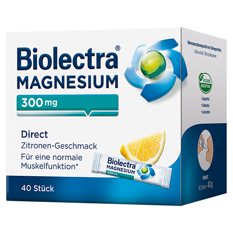 Biolectra Magnesium Direct Pellets 40 Stück