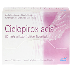 Ciclopirox acis 80mg/g 6 Gramm N2 - Vorderseite