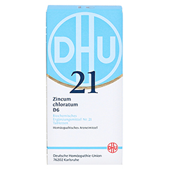 BIOCHEMIE DHU 21 Zincum chloratum D 6 Tabletten 420 Stück N3 - Vorderseite