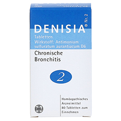 DENISIA 2 chronische Bronchitis Tabletten 80 Stück N1 - Vorderseite