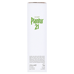 PLANTUR 21 Nutri Coffein Shampoo 250 Milliliter - Linke Seite