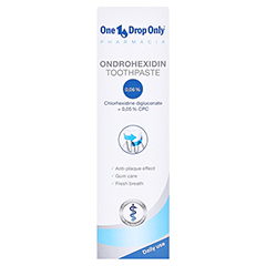 ONE DROP Only Pharmacia Ondrohexidin Zahncreme 75 Milliliter - Rckseite