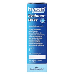 Hysan Hyaluronspray 20 Milliliter - Rechte Seite