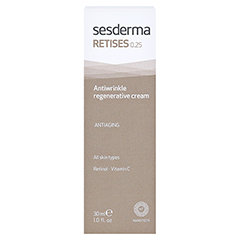 RETISES 0,25% Anti-Wrinkle regenerative Creme 30 Milliliter - Vorderseite