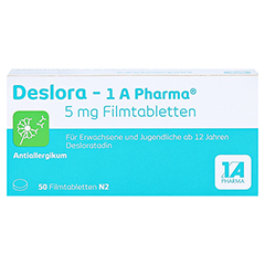 Deslora-1A Pharma 5mg 50 Stck N2 - Vorderseite