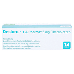 Deslora-1A Pharma 5mg 50 Stck N2 - Oberseite