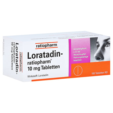 Loratadin-ratiopharm 10mg 100 Stück N3