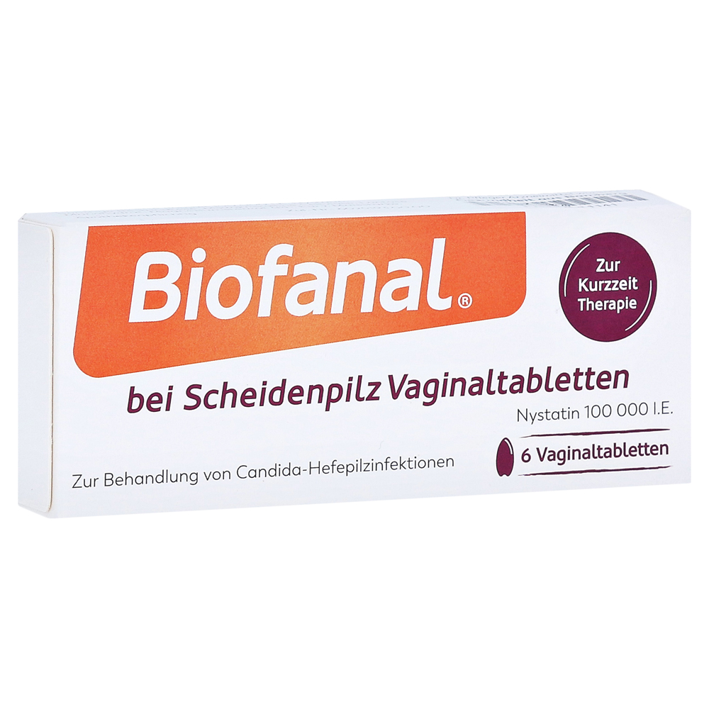 Biofanal bei Scheidenpilz 100000 I.E. Vaginaltabletten 6 Stück