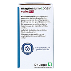MAGNESIUM-LOGES vario 100 mg Kapseln 120 Stck - Rechte Seite