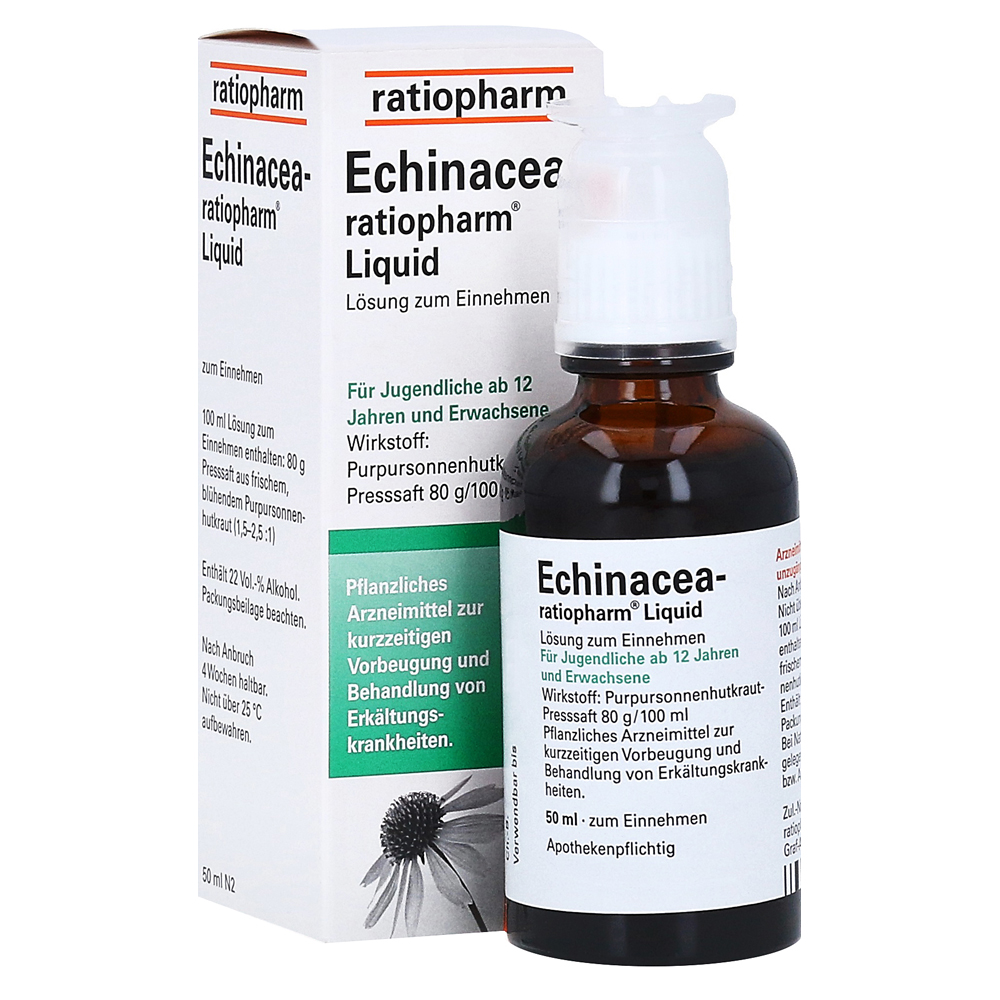 Echinacea-ratiopharm Liquid Lösung zum Einnehmen 50 Milliliter