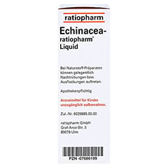 Echinacea-ratiopharm Liquid 50 Milliliter N2 - Rechte Seite