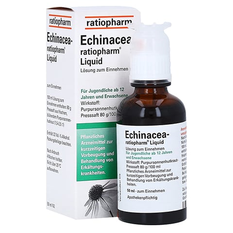 Echinacea-ratiopharm Liquid 50 Milliliter N2