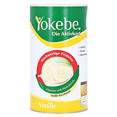 YOKEBE Vanille lactosefrei NF2 Pulver Starterpack 500 Gramm - Vorderseite