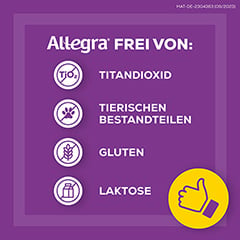 Allegra - schnell bei Heuschnupfen & ganzjhrigen Allergien 50 Stck N2 - Info 6