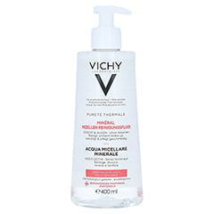 Vichy Purete Thermale Mineral Mizellen Reinigungsfluid für empfindliche Haut 400 Milliliter
