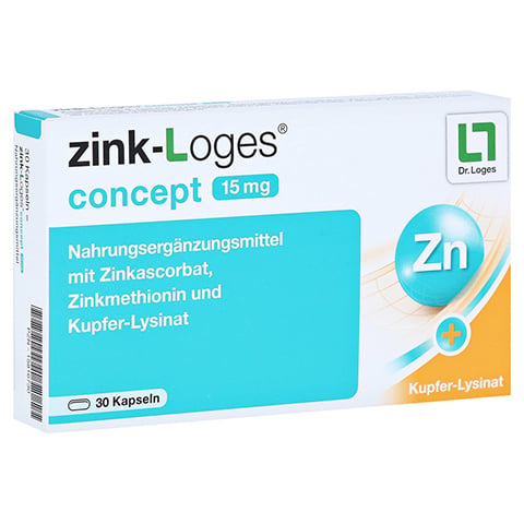 ZINK-LOGES concept 15 mg magensaftres.Kapseln 30 Stück