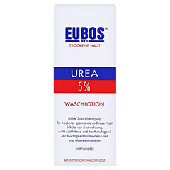 EUBOS Trockene Haut Urea 5% Waschlotion 200 Milliliter - Vorderseite