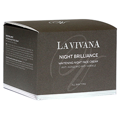 LA VIVANA Night Brilliance Whitening Face Cream 50 Milliliter