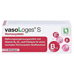 vasoLoges S Homocystein 90 Stck - Vorderseite