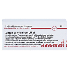 ZINCUM VALERIANICUM LM VI Globuli 5 Gramm N1 - Vorderseite
